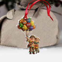 You'll Always Be My Greatest Adventure - Personalized Couple Ornament – view 2