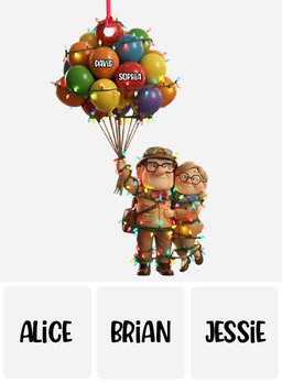 You'll Always Be My Greatest Adventure - Personalized Couple Ornament – view 8