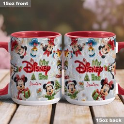 Magical Christmas - Personalized Mouse Accent Mug – view 4