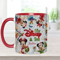 Magical Christmas - Personalized Mouse Accent Mug – view 7