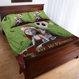 Favorite Thing To Do This Christmas - Personalized Nightmare Bedding Set – view 4