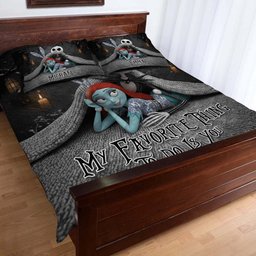 My Favorite Things To Do Is You - Personalized Nightmare Quilt Set – view 4