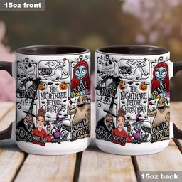 Custom Portrait With The Nightmares - Personalized Nightmare Accent Mug – view 4