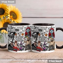 Custom Portrait With The Nightmares - Personalized Nightmare Accent Mug – view 3