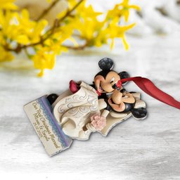 Our First Christmas As Mr And Mrs - Personalized Mouse Ornament – view 7