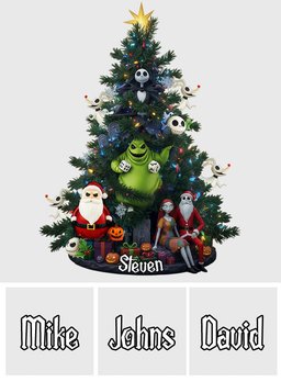 Spooky Christmas - Personalized Nightmare Custom Shaped Acrylic Plaque – view 7