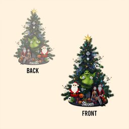 Spooky Christmas - Personalized Nightmare Custom Shaped Acrylic Plaque – view 4