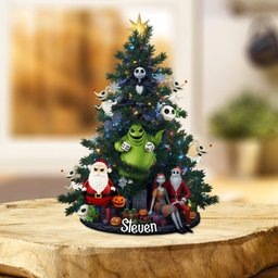 Spooky Christmas - Personalized Nightmare Custom Shaped Acrylic Plaque – view 2