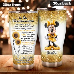 To My Granddaughter - Personalized Mouse Tumbler – view 2