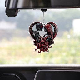 From Our First Kiss Till Our Last Breath - Personalized Nightmare Transparent Car Ornament – view 6