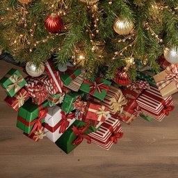 Welcome To The Dark Side - Personalized The Force Shaped Tree Skirt – view 5