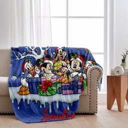 Magical Time - Personalized Mouse Blanket – view 2