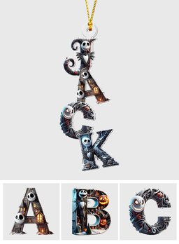 Darkness Christmas - Personalized Nightmare Transparent Ornament – view 8
