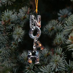 Darkness Christmas - Personalized Nightmare Transparent Ornament – view 7