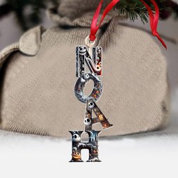 Darkness Christmas - Personalized Nightmare Transparent Ornament – view 2