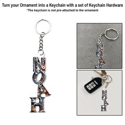 Darkness Christmas - Personalized Nightmare Transparent Ornament – view 4