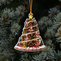 Cartoon Family - Personalized Mouse Ornament – view 7