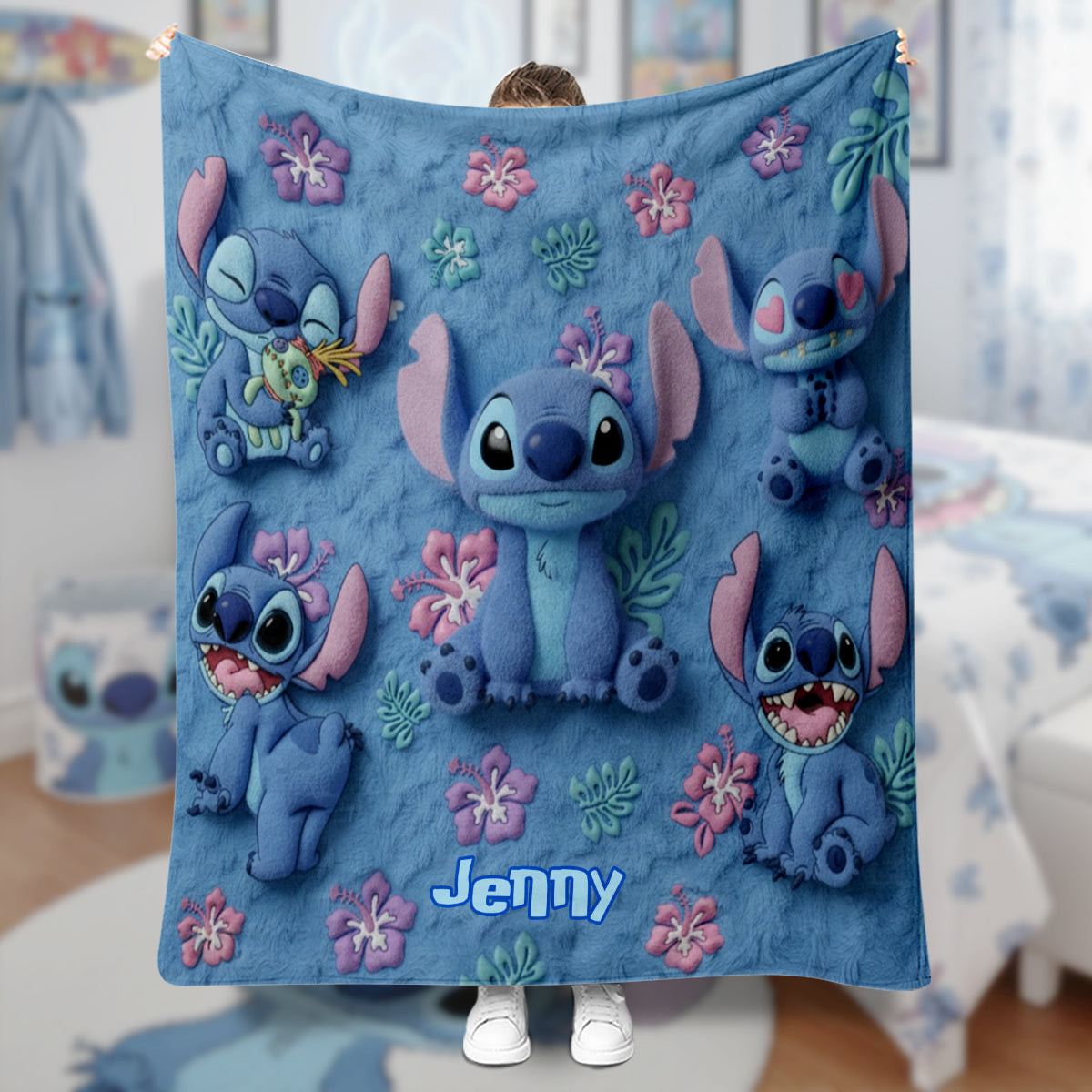 Ohana Means Family - Personalized Ohana Blanket