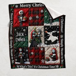 Merry Christmas - Personalized Nightmare Blanket – view 4