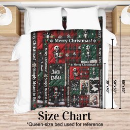 Merry Christmas - Personalized Nightmare Blanket – view 5