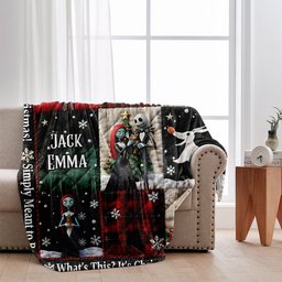 Merry Christmas - Personalized Nightmare Blanket – view 2