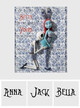 Funny Gift For Couple - Personalized Nightmare Blanket – view 7