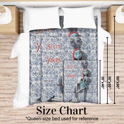 Funny Gift For Couple - Personalized Nightmare Blanket – view 5