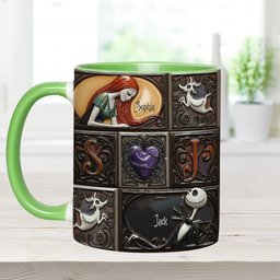 We're Simply Meant To Be - Personalized Nightmare Accent Mug – view 8