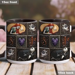 We're Simply Meant To Be - Personalized Nightmare Accent Mug – view 4