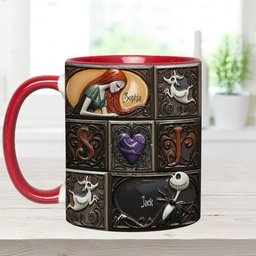 We're Simply Meant To Be - Personalized Nightmare Accent Mug – view 7