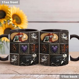 We're Simply Meant To Be - Personalized Nightmare Accent Mug – view 3