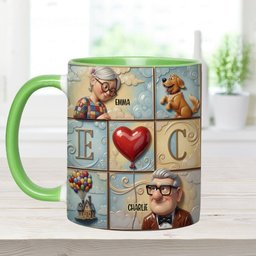 You'll Always Be My Greatest Adventure - Personalized Couple Accent Mug – view 8