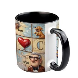 You'll Always Be My Greatest Adventure - Personalized Couple Accent Mug – view 5
