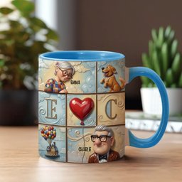 You'll Always Be My Greatest Adventure - Personalized Couple Accent Mug – view 2