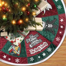 The Nightmare Before Christmas Tree Skirt - Personalized Nightmare Tree Skirt – view 2