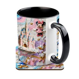 Magical Friends - Personalized Mouse Accent Mug & Coaster – view 5