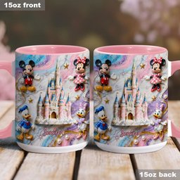 Magical Friends - Personalized Mouse Accent Mug & Coaster – view 7