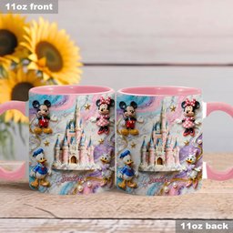 Magical Friends - Personalized Mouse Accent Mug & Coaster – view 6