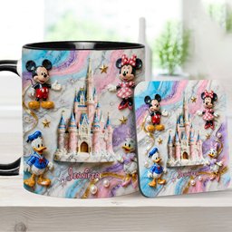 Magical Friends - Personalized Mouse Accent Mug & Coaster – view 8