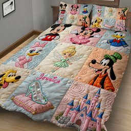 Friends - Personalized Mouse Quilt Set – view 3