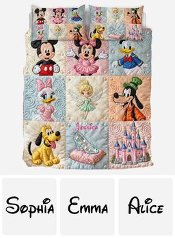 Friends - Personalized Mouse Quilt Set – view 6