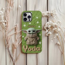 Cute Yoda - Personalized The Force Full Print Phone Case – view 6