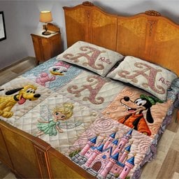 Magical Mouse Ears Initials - Personalized Mouse Quilt Set – view 5