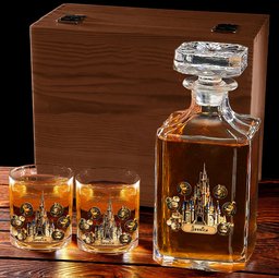 The Magical Castle - Personalized Mouse Whiskey Decanter Set – view 3