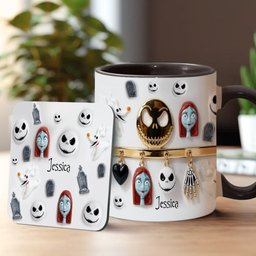 The Nightmare - Personalized Nightmare Accent Mug & Coaster – view 2