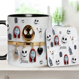 The Nightmare - Personalized Nightmare Accent Mug & Coaster – view 8