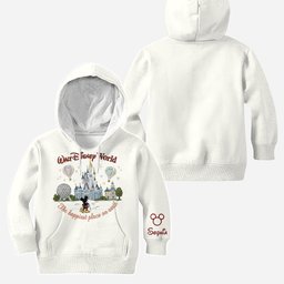 The Happiest Place - Personalized Mouse Hoodie and Leggings – view 7