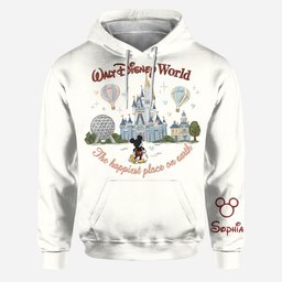 The Happiest Place - Personalized Mouse Hoodie and Leggings – view 5