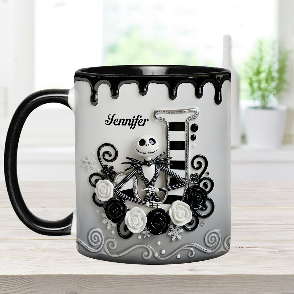 The Christmas Nightmare, Initial Customized - Personalized Nightmare Accent Mug & Coaster – view 31