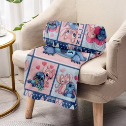 Cartoon Couple - Personalized Ohana Blanket – view 3